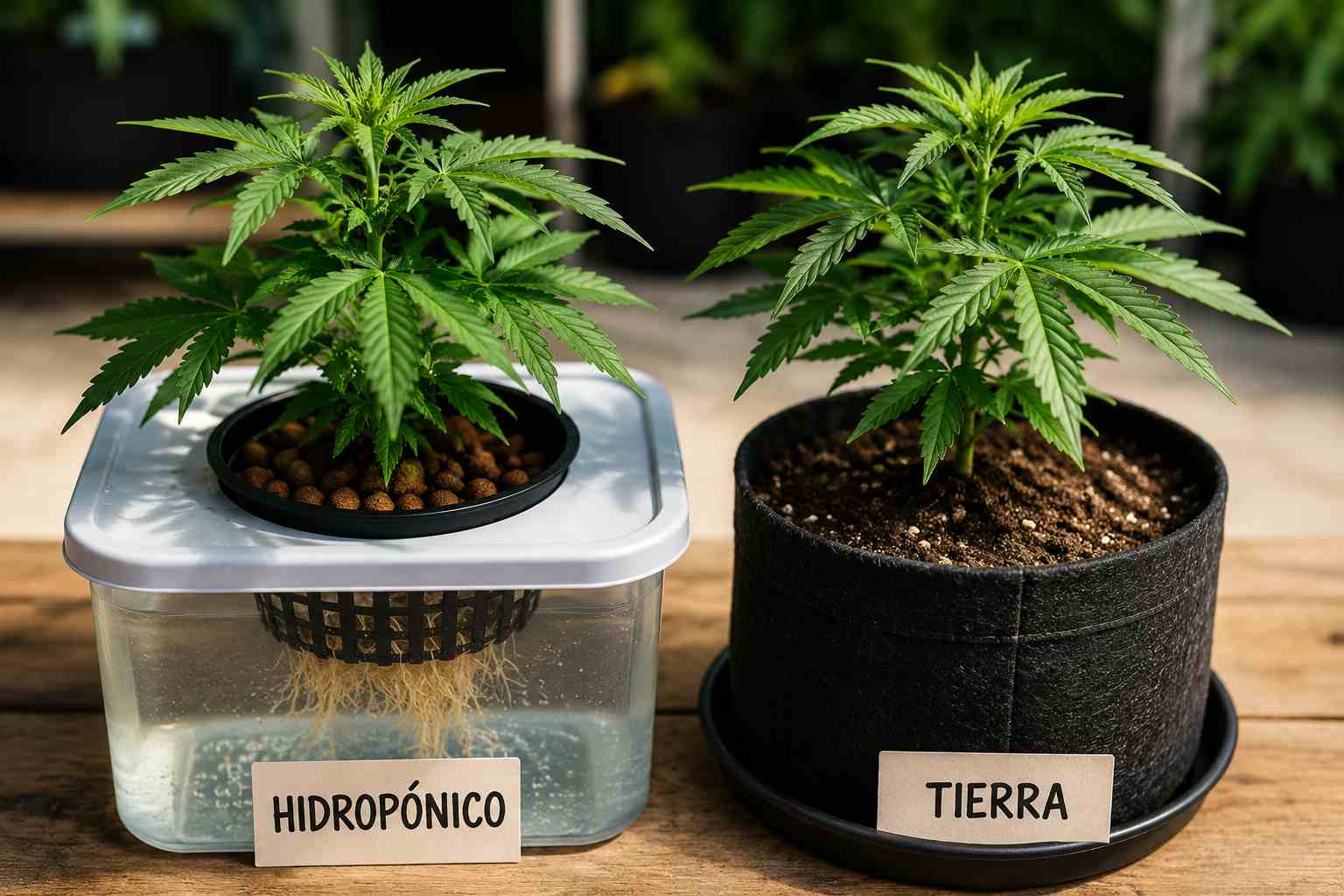 Marihuana hidropónica: qué es y en qué se diferencia del cultivo en tierra