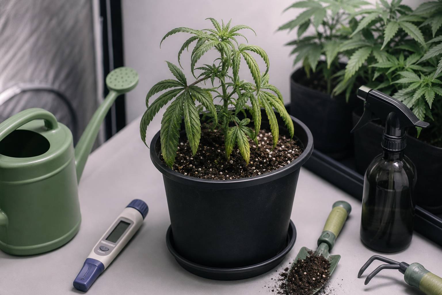 Qué hacer si tu planta de marihuana deja de crecer